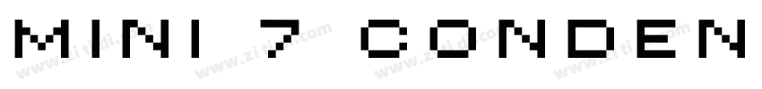 MINI 7 Condensed Reg字体转换